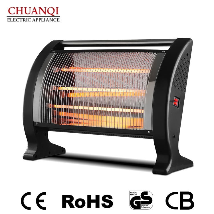 2000W 2 Big Tubes και 2100W 3 Small Tubes Quartz Heater with Handle