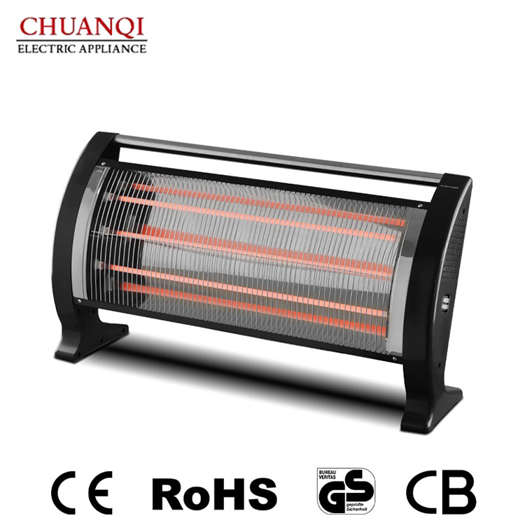 2000W 2 Big Tubes και 2400W 3 Small Tubes Quartz Heater Plus with Handle